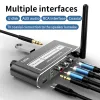 Adapter HIFI Bluetooth 5.2 Ljudmottagare DAC Coaxial Digital to Analog Converter 3.5mm Aux RCA Mic Udisk Jack Stereo Wireless Adapter