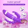 Konijn Stak Vibrator voor Vrouw 3 in 1 G Spot Clitoris Stimulator Vagina Massager Vrouwelijke Masturbator Achtertuin Anale Seksspeeltje 240227