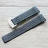 Watch Bands Bracelet For TAG HEUER GRAND CARRERA Soft Silicone Wristband Men Strap Accessories Rubber Band Folding Buckle