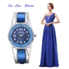 Montres-bracelets femmes montre XINHUA en acier inoxydable bracelet à quartz montres mode élégante montre-bracelet majeure bleu blanc rose noir Relojes