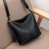 Sacs à bandoulière en cuir souple pour femmes sacs à main de luxe sac à bandoulière décontracté fourre-tout design bolsa feminina 240124