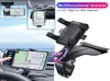 Bil Multifunktionell mobiltelefonfäste 360 ​​graders Sun Visor Mirror Dashboard Mount GPS Stativ Telefonhållare Parkeringskort9774451