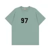 Ess Tshirt Man Fashion t Shirt Casual Mens Tshirts for Men Tees Silicone Flocking Letter Printing Women Sweatshirt Polo Street Clothes Quality