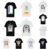 2024 camisetas de diseño para hombres Luxe camiseta Casablanca para hombres Top de camisa de camiseta de gran tamaño