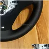 Steering Wheel Covers Ers Anti-Slip Artificial Leather Braid Car Er Wrap For M Sport M3 E90 E91 E92 E93 E87 E81 E82 E88 Accessories Dhdct