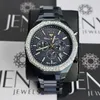 Jeny Jewels Top Brand Luxury Bling Quartz Round Men Watch 힙합 스테인레스 스틸 랩 성장 기계 벨트 다이아몬드 워치