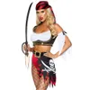 Halloween rollenspel verleidingsset Paasbar Piratenprestatiekostuum 931762