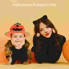 Berets Halloween Pumpkin Hat Stage Performance Hats Babies Show Prop Cap Velvet Baby Prom Props