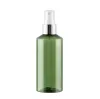 Flaskor 10 st/Lot Plastic Mist Bottle Pet 100 ml 150 ml 200 ml 500 ml Gröna bärnstenssprutflaskor för kosmetisk smink Automizer -flaska