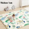 Tapis de jeu pour bébé imperméable XPE tapis de jeu de sol souple pliable tapis rampant tapis d'activité de jeu pour enfants couverture pliante jouets éducatifs 240223