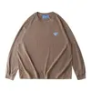 2024 Yeni Tasarımcı Hoodie Moda Hoodie Sweater Sweater Kadın Üçgen Kapşonlu Kazak Yuvarlak Boyun Uzun Kollu Giysiler Kazak Ceket Külotu