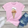 T-shirts flc 100% bomullstee kawaii kvinnor kläder sommar unisex topp rolig marsvin tshirt casual kvinnlig t shirt söt anime streetwear