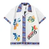 Mens Short Sleeve Hawaiian Shirt Fashion Floral Button Down Bowling Casual Striped Shirts Mens Summer Dress Shirt M-3X