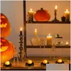Inne świąteczne zapasy imprezy na Halloween Lampa świeca Pająka LED LED LUMINY NOC Light Atmosfera Dekoracja Prop P109 Drop dostawa hom dhvam