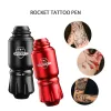 Maschine Mini Raket Tattoo Hine Set Japan Motor Wireless Tattoo Stift Netzteil RCA Schnittstelle Rotary Tattoo Pen Kit Permanentes Make -up