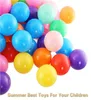 100 pezzi palline divertenti colorate palline di plastica morbida palline per bambini tenda per bambini giocattoli da bagno palla 55 cm colori giocattoli estivi per il tuo bambino3519002