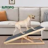 Stakes Solid Wood Adjustable Pet Dog Climbing Ladder Dog Sofa Ladder Pet Nonslip Ramp Ladder Dog Training Pet Supplies Dog Accessories