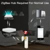 컨트롤 Tuya Zigbee3.0 DIY 체인 전동 블루투스 롤러 셔터 블라인드 스마트 앱을위한 드라이브 모터 Alexa Google 음성 제어