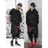 Pants Streetwear Hip Hop Men Scottish Plaid Patchwork Harem Pants British Style homme Jogger baggy Pants Punk Pantskirt Men Clothing