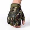 Cycling Gloves Camouflage Breathable Half Finger Sports Outdoor Training Tactics Mountain Bike Anti-slip Wear-resistant