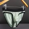 Sous-vêtements doux sous-vêtements confortables Modal taille basse lettre hommes string sexy slips U convexe filetage culotte