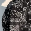 Mens autumn shirt breathable open front flower long sleeved printed collar with warm and loose casual button top 240302