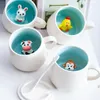 Mugs Animal Inside Cup Coffee Mug 1PCS 380ml Animals Shaped Drinking Accessory For Milk And Juice Drinkware Gifts