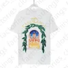 2024 Herr Designer T Shirts Luxe Tshirt Men Casablanca Luxury Shirt For Men Top Overdized Tee Casablanc Shirt Casa Blanca Clothing Summer Crew Neck Kort ärm