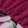 Robes décontractées de base Robes d'automne Bohème Floral Imprimé À Manches Longues Robe En Mousseline De Soie Plissée En Gros Livraison Gratuite Z4 Casual 240302