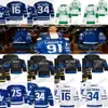 34 Auston Matthews Hockey-Trikot 16 Mitchell Marner William Nylander Ryan Reaves Morgan Rielly Max Domi Tyler Bertuzzi John Tavares Stich Herren Jugend Damen Trikots