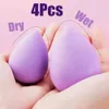 4st/Pack Makeup Sponge Blender Beauty Egg Cosmetic Puff Foundation Sponges Powder Puffs för att applicera pulvercreamliquid 240229