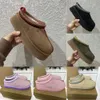 2024 Buty designerskie Australian W Tazz Braid kapcie Tasman Musztarda Slajdy Slajdy Płaska platforma wełna mieszanka zimowa spryszcze slajdy ciepłe zużycie fuzz au p