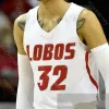 Özel New Mexico Lobos Basketbol Forması NCAA Koleji Jaquan Lyle Bragg Jr. Maluach Jackson Caldwell McGee Snell Granger Manigault Martin