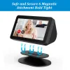 Accessories PlusAcc Adjustable Magnetic Stand Mount&AntiSlip Base for Alexa Echo Show 5(1st & 2nd 3rd Gen) 8(1st & 2nd) to Get Good Viewing