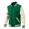 Grossistanpassad designer casual baseboll jacka brevman kappa bomull unisex varsity herrjackor 98 s