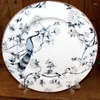 Set di stoviglie Matrimonio Ciotole di porcellana bianca e blu Set di stoviglie antiche Regali Piatti per la casa Jingdezhen Bone China