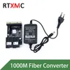 Equipamento de fibra óptica 5pcs2SC4GE Conversor 10/100/1000M Gigabit Ethernet Switch Meio óptico SingleMode 4RJ45 UTP e 2SC