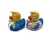 Canard Trump créatif en PVC, jouet de bain flottant, fournitures de fête, jouets amusants, cadeau, 2024