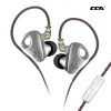 Drucker CCA CXS Metal Dynamic im Ohrhörhörer Aluminium Kabel -Kopfhörer HiFi Monitor Ohrhörer Musik Sportspiel Bass Outdoor Headset