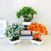 장식 꽃 인공 플라스틱 식물 분재 시뮬레이션 정원 거짓 장식 홈 식탁