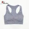 Roupas athvotar sutiã esportivo para mulheres ginásio secagem rápida push up sutiã alto estiramento à prova de choque sólido yoga topo fiess sutiã jogging femme