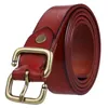 Högkvalitativt modemärke 100 äkta läder Womens Belt Metal S Style Pin Buckle Vintage Belts For Women Jeans Femme 240219
