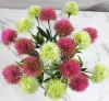 single stem dandelion Artificial flowers dandelion Plastic Flower Wedding decorations length about 25cm Table Centerpieces 2024302