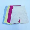 مصمم الأزياء للياقة البدنية Lu-Lu Women Sports Shorts High Weist Yoga Slim Fit Butt Lift Gym Runn