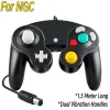 Gamepads Wired Gamepads Controller für NGC Videospielkonsole Joystick kompatibel für Wii für Gamecube mit Vibrationsgriffen