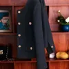 프랑스 스타일의 작은 향수 코트 여성 트위드 짧은 재킷 암컷 가을 아웃복 기질 외투 과우 숙녀 탑 230226