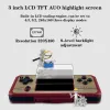 플레이어 원본 Anbernic K101 Plus Pocket Handheld Game Console 3 인치 TFT 화면 듀얼 CPU 공식 GBA 게임 카트리지와 호환됩니다.