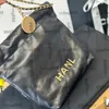 Mini 22 sacolas de compras femininas clássicas GHW/SHW alça redonda corrente crossbody bolsas de ombro bolsa de couro de bezerro treliça de diamante com pingente de moeda 4 cores 23 cm