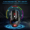 Souris RYRA souris de jeu filaire USB souris d'ordinateur de jeu RGB rétro-éclairage Mause Gamer souris 7 bouton 5500/3200 DPI LED souris de jeu pour ordinateur portable