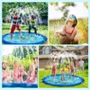 Enfants jouent tapis d'eau été plage arroseur gonflable coussin de pulvérisation jeu de plein air jouet pelouse piscine enfants jouets 240223